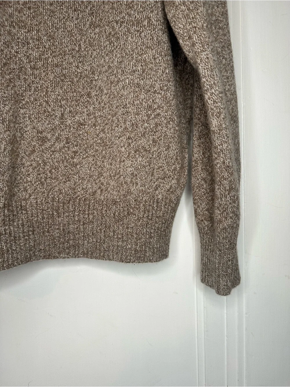J. Crew Men's Crewneck Sweater in Marled Taupe